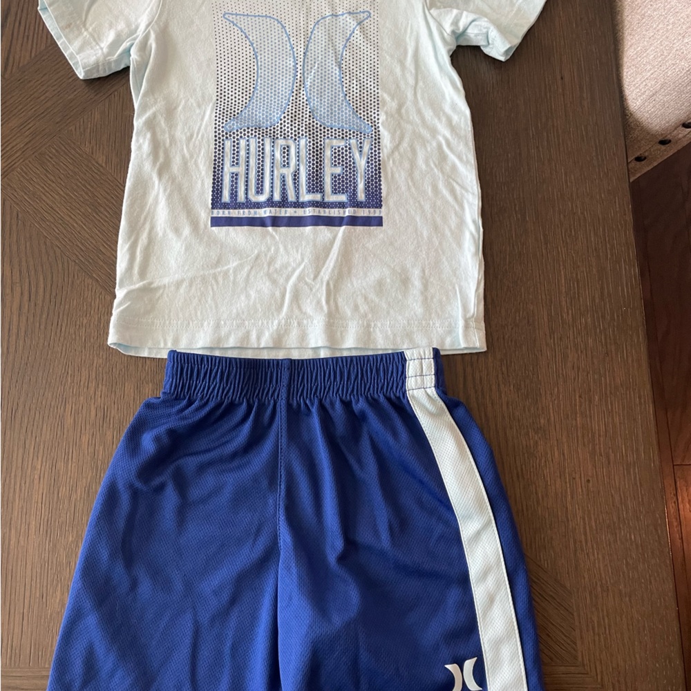4T Hurley Shorts & Shirt Set